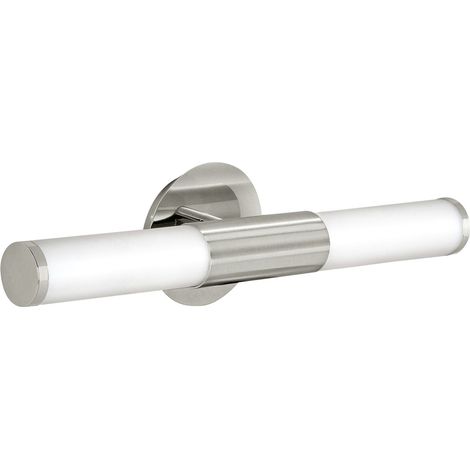 Eglo Palmera Wandleuchte 48 cm zylindrische Form, Nickel satiniert (87222) (1/3)