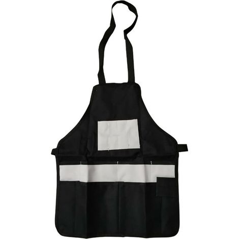 Tablier de travail avec poches 45 X 56 CM NOIR ET GRIS