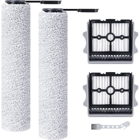 Rouleau de brosse de rechange et Filtre HEPA pour Tineco Floor One Stretch S6/Floor One S7 Stretch Ultra/Switch S6 Stretch/Switch S7 Stretch/S7 Stretch Steam/i6 Stretch/i5 Stretch Aspirateur (1/5)