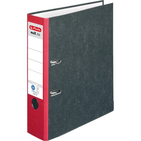herlitz Ordner max.file nature A4 rot Schreibwaren