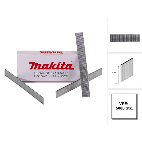 Makita F-31867 Stauchkopfnägel Produktabmessung, Länge 15 mm 5000 St.