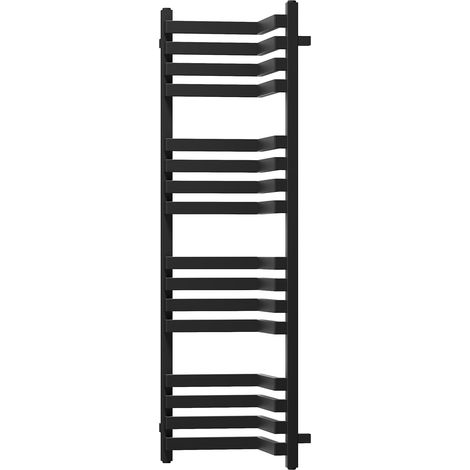 Mexen Loop radiador de baño esquinero 1250 x 375 mm, 666 W, negro - W129-1250-350-00-70 (1/3)