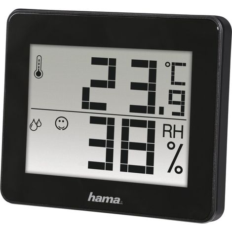 Hama TH-130 Thermo-/Hygrometer Schwarz