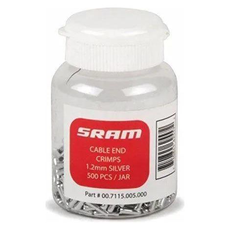 Sram Kabelcrimps 1,2 mm Aluminium Silber 500 Stk