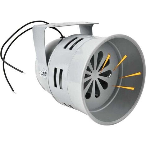 Enowelir Corne d'alarme de Moteur, sirène de sirène de sécurité de prévention d'incendie d'alarme à Moteur électrique Industriel électrique 40W [AC220V] Sirène d'alarme (1/4)