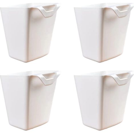 Lot de 4 porte-gobelets suspendus, panier de rangement pour chariot, accessoires pour chariot à roulettes, porte-crayons suspendus (1/5)