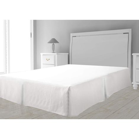 Soleil d'ocre senza Tempo Cache Mottonatura Microfibra, Poliestere, Bianco, 90 x 190 cm