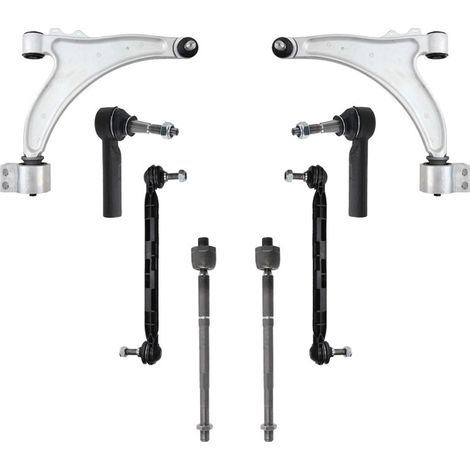 KIT BRACCIO OSCILLANTE 8 PEZZI COMPATIBILE CON CHEVROLET MALIBU (V300) 2.4 01.2012 - / Kit Sospensione Completo OE/OEM / Bracci Oscillanti + Testine Sterzo / Sostituzione Diretta OEM