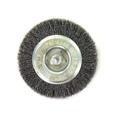 Stahlrundbürste 75 mm Durchmesser x 1