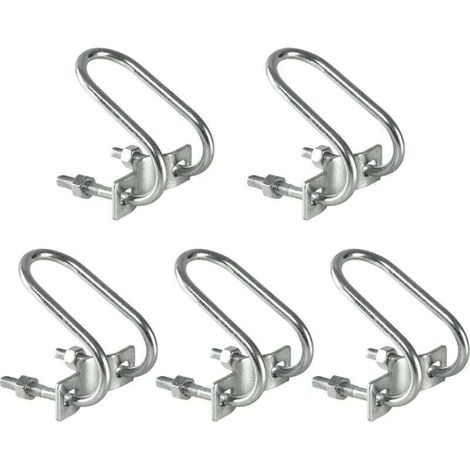 Ulisem Lot de 5 porte-parapluies de balcon, support de parasol pour chaise de pêche, support de parapluie compact, support de montage universel en métal, support de parasol de balcon pour parasol, sup (1/4)