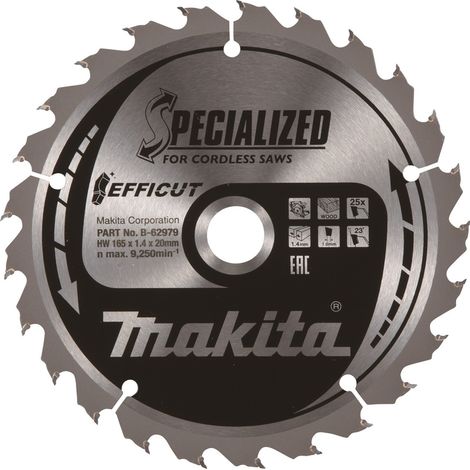 Makita Sägeblatt 270x2,15x30, 24Z EFFICUT Holz