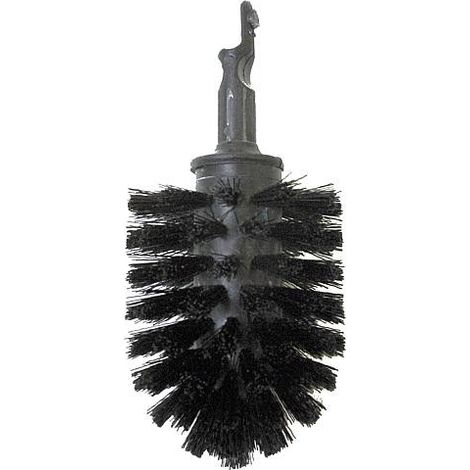 Tete de brosse WC de rechange pour Eldrid/Elean noir, 68 mm