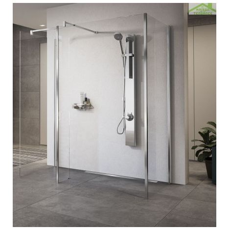 Colonne de douche suspendue mécanique ou thermostatique NOVELLINI REVIF A 118 cm-10 -- (1/4)