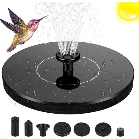 Fontaine solaire, fontaine flottante Sunbird