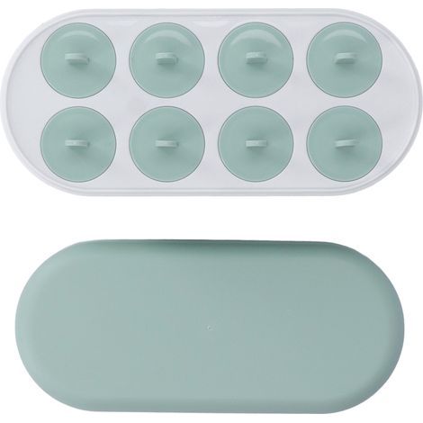 8-Cavity Ice Cream Mold in Food Grade PP – Easy Release and Leakproof Lid (1/4)
