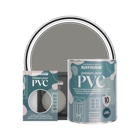 Peinture pour PVC, Finition Satinée - Béton (1/3)