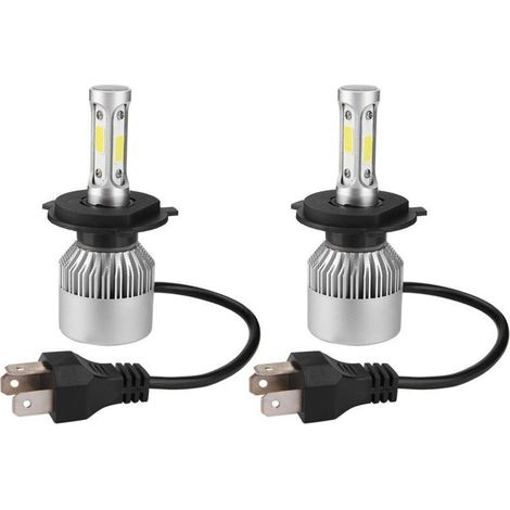 pezzi di lampadine LED H4 36W 8000LM per fari auto, abbaglianti/anabbaglianti 6000K (bianche), (1/5)
