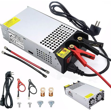 DC 12V 125A 1500W Alimentation Transformateur 230V CA à CC 12V 125A Convertisseur 1500W Alimentation pour 12V Driver LED Moteur Pompe Caméra Sécurité CCTV Radio SMPS 110V/230V (1/5)