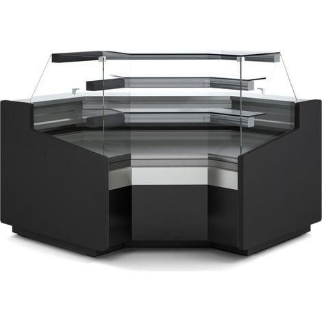 Angle fermé 90° ventilé 3 faces  noir - Diamond (1/2)