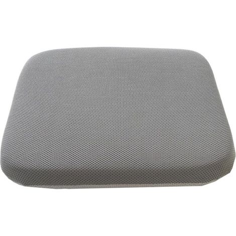 Galette De Chaise 45x45cm, Coussin De Chaise Carré Epais, Mousse à MéMoire De Forme Coussins De Chaise D'IntéRieur DéHoussable et Lavable en Machine pour Bureau, Salle à Manger Light Grey (1/5)