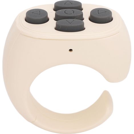Télécommande avec tourne-pages, caméra Bluetooth, enregistrement vidéo, étui de chargement et anneau de défilement pour téléphones et tablettes Android et iOS (couleur au choix). (1/5)