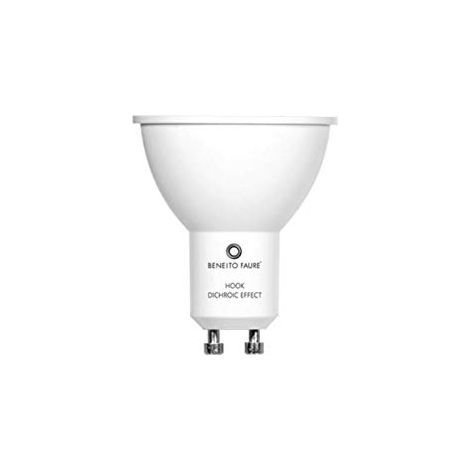 Lampadina LED Dicroica Hook GU10 6W 60 Gradi 4000K Luce Bianca 616lm Attacco GU10 IP40 Finitura Bianca per Interni - Beneito & Faure (1/2)
