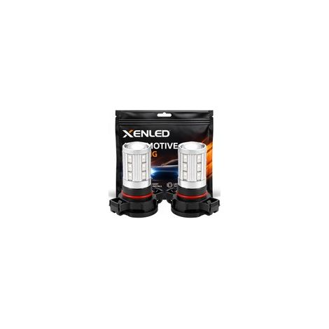 2x Ampoules 21 LED SG - PSY24W - Jaune - PG20/4 - Lampes pour clignotant 12V (1/5)