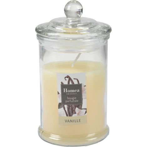 Bougie Parfumée Bocal "Essentiel II" 15cm Vanille (1/2)