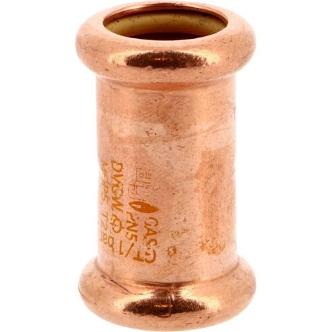 Manchon à sertir femelle-femelle 10270 Ø14 pour tube cuivre gaz - THERMADOR 1027014