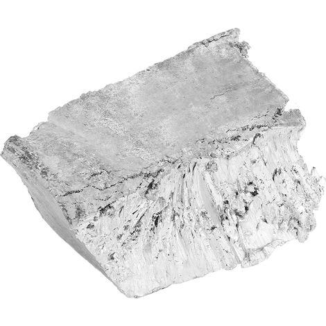 Lingot d'échantillon de zinc (Zn) de haute pureté, bloc métallique, 1 kg/2,2 lb (1/4)