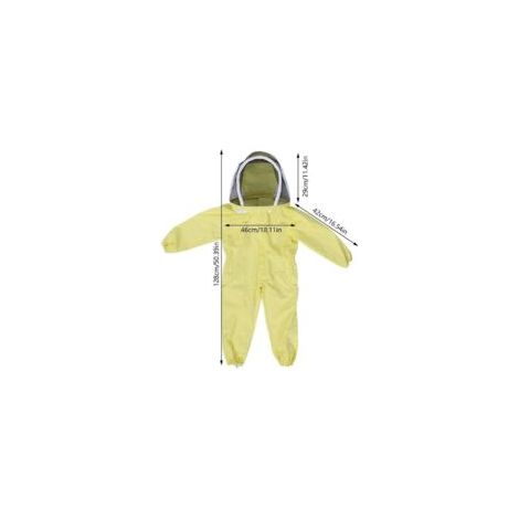 Salopette d'abeille pour enfants - Vêtements d'apiculteur pour enfants, Salopette de protection pour l'apiculture professionnelle (L)