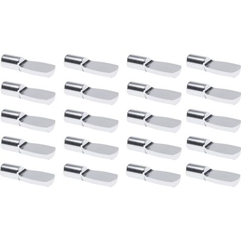 Lot de 20 taquets de rayon en acier 7mm – Support étagère meuble placard – Renforce la stabilité des installations (1/2)