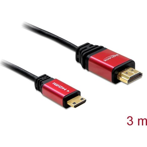Cable HDMI M-Mini HDMI M 3m Delock