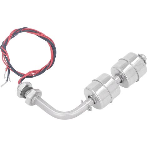 Capteur de niveau d'eau à flotteur en acier inoxydable pour pompe de piscine, aquarium, bassin, 0-110 V CA/CC, longueur 100 mm (1/5)