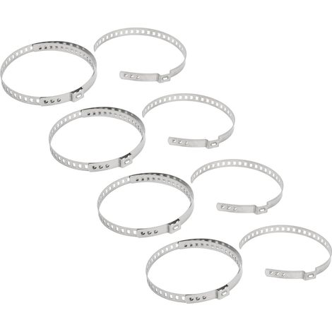 Kit de 24 colliers de serrage pour soufflet de cardan, en acier inoxydable, avec bandes universelles réglables pour arbre de transmission et colliers de serrage pour quad (1/5)