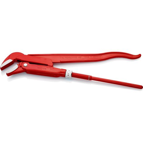 KNIPEX 83 20 015 Giratubi con ganasce a 45° rossa, verniciata a polvere 430 mm