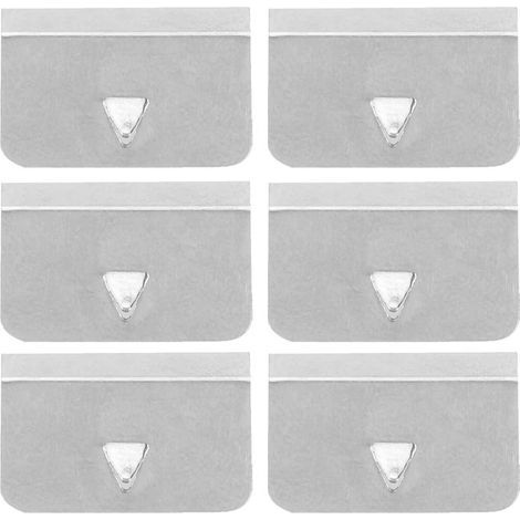 Clips de fixation pour déflecteur d'air, clips de maintien, kit de 6 clips de fixation universels en acier inoxydable pour déflecteur d'air et de pluie de voiture (1/5)