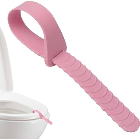 Poignée de levage pour abattant de WC souple, robuste, réglable librement (1/5)