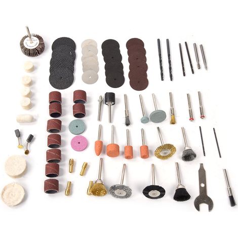 Kit d'accessoires pour meuleuse électrique (75 pièces) : outils de polissage et de meulage. (1/5)