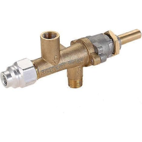 Vanne de commande principale pour chauffage de terrasse avec orifice pilote - Laiton de sécurité, compatible avec les brûleurs à gaz basse pression pour terrasse (1/5)