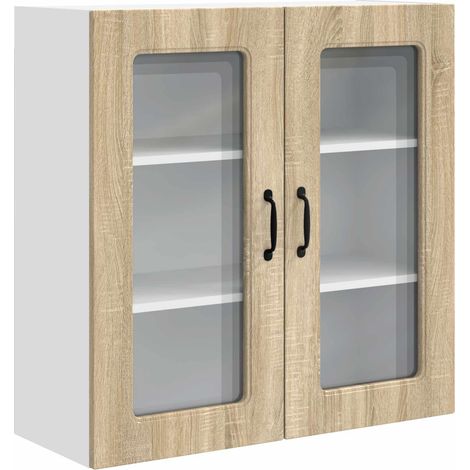 Maison Exclusive - Panel de lavaplatos Kalmar Roble Sonoma 80 x 3