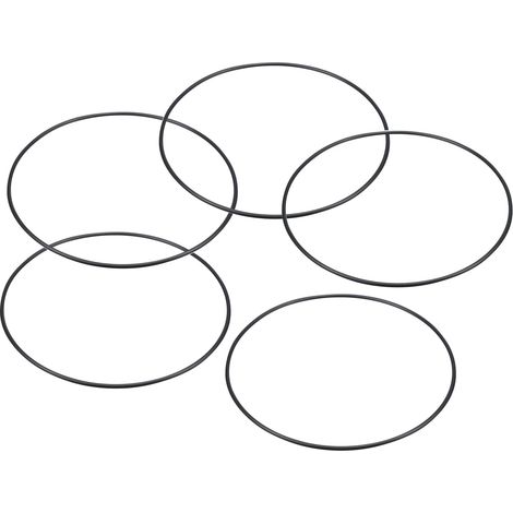 Joint Torique en Caoutchouc Nitrile 137mm OD 132mm ID 2,65mm Largeur, 10 Joints Etanchéité Métriques pour Robinet Plomberie Réparation Automobile, Noir (1/5)