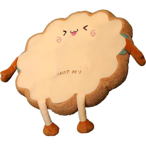 Niedliches Toastkissen, flauschiges Sofakissen, weiches Plüsch-Stuhlkissen (Modell 3) (1/5)