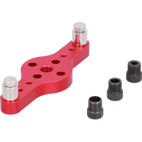 Metallbohrschablone für Dübel, Bohrpositionierer, Heimwerkerwerkzeug für Holzbearbeitung (1/5)