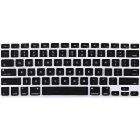 Coque clavier silicone MacBook Pro 13" A2338 (2020) - Protection étanche anti-poussière - Noir