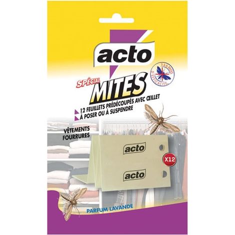 ACTO Feuillets mites textiles (1/4)