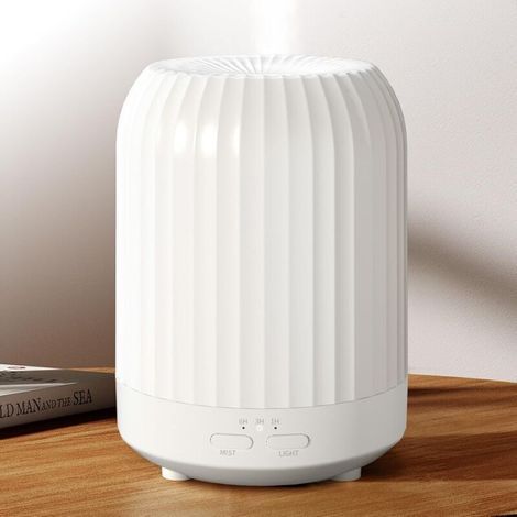 Humidificateur ultrasonique silencieux 250 ml – diffuseur d’aromathérapie avec minuterie, LED 7 couleurs, idéal pour bébé & chambre (1/4)