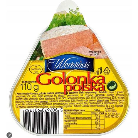 Codillo de cerdo Werbliński, carne picada polaca, 110 g