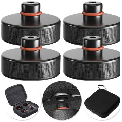 Compatible avec Tesla Model 3/S/X/Y, 4 vérins en caoutchouc avec boîte de rangement, accessoires de voiture Tesla,