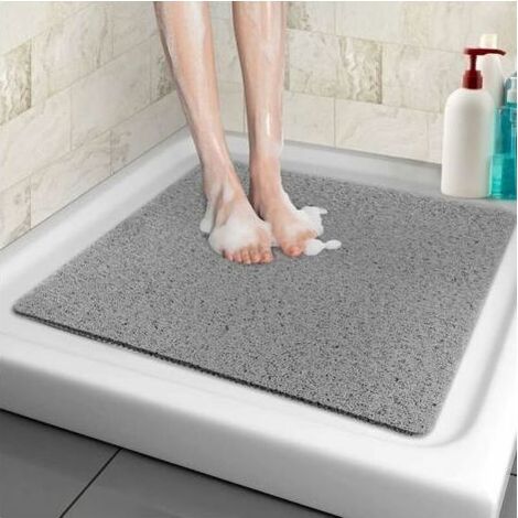 LaBlanc - Rutschfeste Duschmatte, 60 x 60 cm, Weiche Komfort-Sicherheitsbadematte mit Abflusslöchern, PVC-Massage-Duschmatte für Nassbereiche, Schnelltrocknend (1/5)